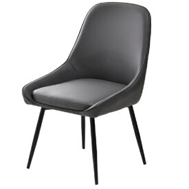 B.Bファニシング｜B.B FURNISHING 型押しダイニングチェア Alterna 2脚セット　ストライプグレー　ONCH0295STGRY【キャンセル・返品不可】 【メーカー直送・代金引換不可・時間指定・返品不可】