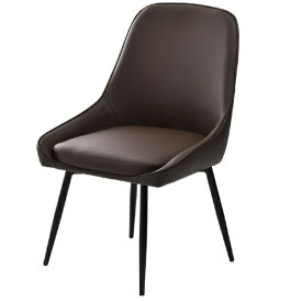 B.Bファニシング｜B.B FURNISHING 型押しダイニングチェア Alterna 2脚セット　スクエアブラウン　ONCH0295SQBRN【キャンセル・返品不可】 【メーカー直送・代金引換不可・時間指定・返品不可】