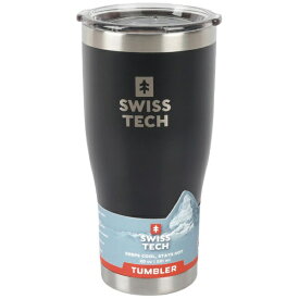 SWISS TECH｜スイステック タンブラー 黒色 591ml ステンレス製 フタ付 ST071007