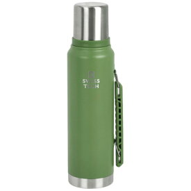 SWISS TECH｜スイステック 魔法瓶 緑色 1200ml ステンレス製 ST076008