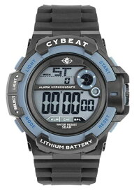 サンフレイム｜SUNFLAME CYBEAT デジタルウォッチ 5気圧防水 ブルー CD2D0009-BL