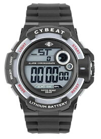 サンフレイム｜SUNFLAME CYBEAT デジタルウォッチ 5気圧防水 シルバー CD2D0009-SV
