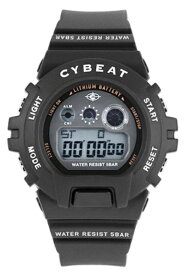 サンフレイム｜SUNFLAME CYBEAT デジタルウォッチ 5気圧防水 ブラック CD2C0008-BK