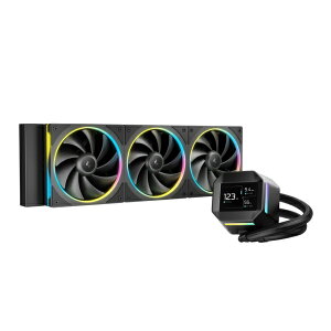 DEEPCOOLbfB[vN[ CPUN[[ 120mmt@x3 [LGA1851/1700/1200/1155/1151/1150EAM5/AM4] LM360 ubN R-LM360-BKDMMC-1