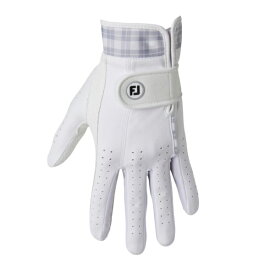 フットジョイ｜FootJoy レディース ゴルフグローブ レディeコンフォート 両手用 ホワイト×グレー FGLE25PRWG [レディース /両手装着用 /19cm]