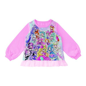 BANDAI|バンダイ プリキュアオールスターズ 光る!ダンボールニットパジャマ 130cm ピンク