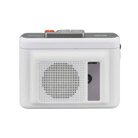 【2025年08月20日発売】 Maxell｜マクセル Bluetooth対応 ポータブルカセットプレーヤー ホワイト MXCP-P100S-WH