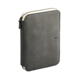 リヒトラブ｜LIHIT LAB. myfa ラウンドジップバインダー チャコールブラック N3391-24