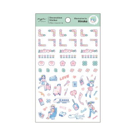リヒトラブ｜LIHIT LAB. myfa デコレーションシール クリエイターコラボ ヒロコ Y3001-2