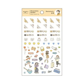 リヒトラブ｜LIHIT LAB. myfa デコレーションシール クリエイターコラボ ジロ Y3001-3