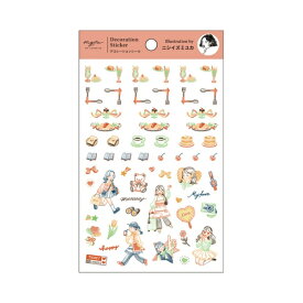 リヒトラブ｜LIHIT LAB. myfa デコレーションシール クリエイターコラボ ニシイズミユカ Y3001-4