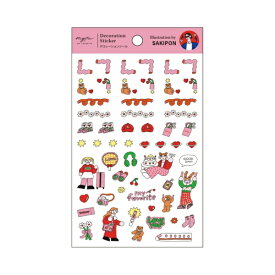 リヒトラブ｜LIHIT LAB. myfa デコレーションシール クリエイターコラボ サキポン Y3001-5