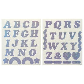 PLUS｜プラス ito/oshi(イトオシ) うちわ用デコレーションシール(文字) 大文字シルバー FL-308CF 【代金引換配送不可】