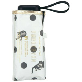 ワールドパーティー｜WPC. 折りたたみ傘 遮光アンブレにゃん ドット ミニ 沖昌之さん×Wpc． オフ 801-OM006-102 [日傘]