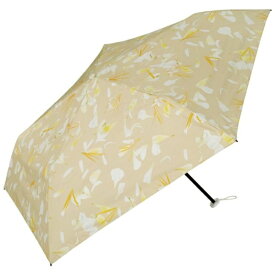 ワールドパーティー｜WPC. 折りたたみ傘 遮光軽量フラワープリント ミニ plantica×Wpc． ベージュ PLP002-044-102 [日傘 /50cm]