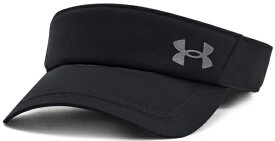 アンダーアーマー｜UNDER ARMOUR メンズ UAアイソチル ローンチ バイザー Black×Black×Reflective 1383479 [メンズ /OneSize(頭周57-60cm)]