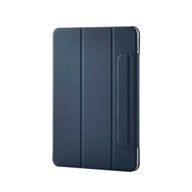 ELECOM｜エレコム 11インチiPad Air（M3/M2）、10.9インチ iPad Air（第5/4世代）用 フラップケース 超薄型 マグネット着脱 スリープ対応 ネイビー TB-A25MWVPF2NV