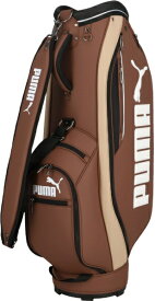 プーマ｜PUMA ゴルフ ベーシックPUMAキャディバッグ FLAT BRONZE×ICE COFFEE 091931 [9.0×47inch /3000g]