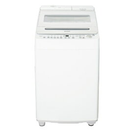 買替えで5000pt進呈(8/31まで) SHARP｜シャープ 全自動洗濯機 ホワイト系 [洗濯10.0kg /乾燥機能無 /上開き] ES-SB10K-W【wash_Re】