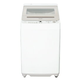 買替えで5000pt進呈(8/31まで) SHARP｜シャープ 全自動洗濯機 ホワイト系 [洗濯8.0kg /乾燥機能無 /上開き] ES-GB8K-W【wash_Re】
