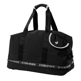 ルコック｜le coq 二層式 ボストンバッグ シューズ収納可能タイプ ブラック LG5FBB00L [高さ36×幅35-51×底マチ20cm /670g]