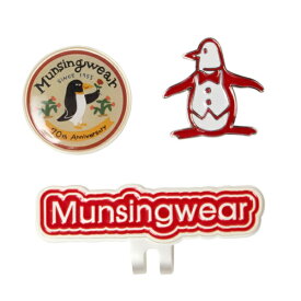 マンシングウェア｜Munsingwear 70周年限定 TAROUT＆SODEKAHO マーカー 2個セット レッド MG5FAZ63U