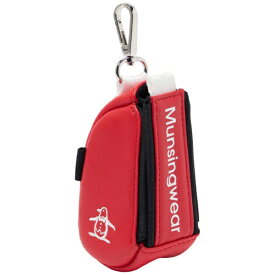 マンシングウェア｜Munsingwear マグネット開閉 ボールホルダー レッド MG5FBZ00L
