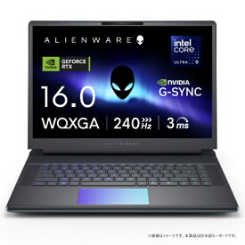 DELL｜デル ゲーミングノートパソコン Alienware 16 Area-51(RTX 5070Ti) リキッド ティール NAA96-FN [16.0型 /Windows11 Home /intel Core Ultra 9 /メモリ：32GB /SSD：1TB /2025年夏モデル]