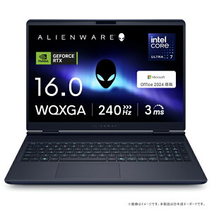 DELLbf Q[~Om[gp\R Alienware 16X Aurora(RTX 5060) C^[Xe[ CfBS NAA76-FNHBC [16.0^ /Windows11 Home /intel Core Ultra 7 /F32GB /SSDF1TB /Office Home and Business /2025Năf]
