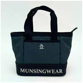 マンシングウェア｜Munsingwear ファブリック2層式ポーチ グレー MG5SBZ11M [高さ22×幅25×底マチ14cm /310g]