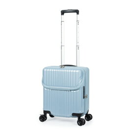 A.L.I｜アジア・ラゲージ スーツケース ジッパータイプ 宿泊目安： 1〜3日間 025L 拡張機能搭載 キャスターストッパー コインロッカー対応 コンパクトキャリー アッシュアクア ALI-6060TP-14W