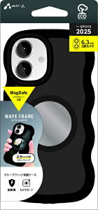 GA[WFCbair-J iPhone 17P[X MagsafeΉEF[u~[P[X ubN ACP25WABK