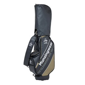 マンシングウェア｜Munsingwear キャディバッグ ブラック×カーキ MG5SCB05M [9.5型 /47インチ対応 /6分割 /3.5kg]