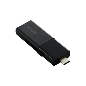 ELECOMbGR USB (iPadOS/iOS/Mac/Windows11Ή) ubN MF-WSAU3256GBK [256GB /USB TypeA{USB TypeC /USB3.2 /XCh]