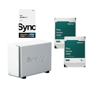 SYNOLOGYbVmW[ NAS [16TB /2xC] DiskStation DS223j +HAT3320-8TB 2 DS223j+HAT3320-8TB2