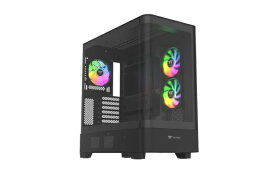 THERMALTAKE｜サーマルテイク PCケース [ATX /Micro ATX /Mini-ITX] View 290 Black ブラック CA-11G-00M1WN-00