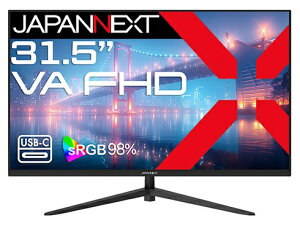 JAPANNEXT�b�W���p���l�N�X�g USB-C�ڑ� PC���j�^�[ JN-V315F2-C6 [31.5�^ /�t��HD(1920×1080) /���C�h /75Hz]