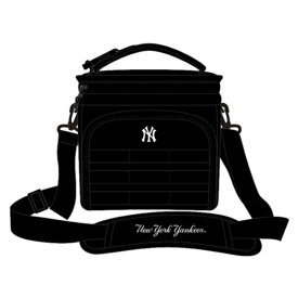 イーカム｜E-COME MLB 保冷機能付き ショルダーバッグ BLACK YK-SD46 [6.6L(350ml缶が6本収納可能) /縦20cm×横19.5cm×マチ17cm]