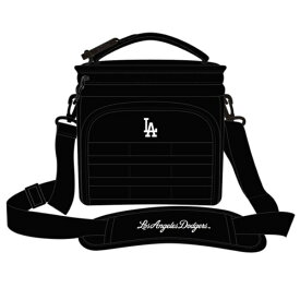 イーカム｜E-COME MLB 保冷機能付き ショルダーバッグ BLACK LA-SD46 [6.6L(350ml缶が6本収納可能) /縦20cm×横19.5cm×マチ17cm]
