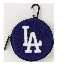 イーカム｜E-COME MLB ラウンドさがらポーチ BLUE LA-PCH16 [直径13cm×マチ1.5cm]