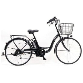 サイモト自転車｜SAIMOTO 電動アシスト自転車 イーコンシャスココット-246L-R マットブラック [24インチ /6段変速]【キャンセル・返品不可】 【代金引換配送不可】