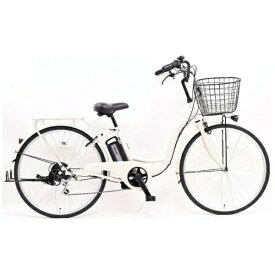 サイモト自転車｜SAIMOTO 電動アシスト自転車 イーコンシャスココット-266L-R マットアイボリー [26インチ /6段変速]【キャンセル・返品不可】 【代金引換配送不可】