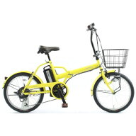 サイモト自転車｜SAIMOTO 電動アシスト自転車 イーコンシャスコンパクト-206FD-R マットイエロー [20イン…