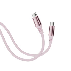FREEDOM｜フリーダム USB-C ⇔ USB-Cケーブル [充電 /転送 /1m /USB Power Delivery /240W /USB2.0] パステルピンク FUSB-CCAC1910PK