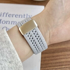 GAACAL｜ガーカル APPLE WATCH 1-10/SE1-2 38/40/41/42（10のみ）MM 「通気性と快適さを両立」ナイロンメッシュバンド ブルーグレー W00612BGA
