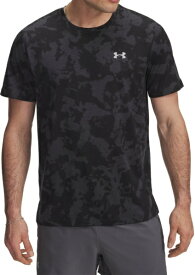 アンダーアーマー｜UNDER ARMOUR メンズ UAローンチ プリント ショートスリーブ Tシャツ Anthracite×Black 6006110 [メンズ /MDサイズ]【返品交換不可】