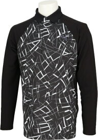 プーマ｜PUMA メンズ ゴルフ シャドウキャット GRAPHIC L/S POLO PUMA BLACK 635738 [メンズ /XLサイズ]【返品交換不可】