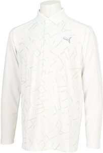 v[}bPUMA Y St VhELbg GRAPHIC L/S POLO WHITE GLOW 635738 [Y /XLTCY]yԕisz