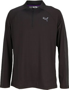 v[}bPUMA Y St VhELbg ZIP MOCKNECK L/S PUMA BLACK 635752 [Y /XLTCY]yԕisz