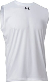 アンダーアーマー｜UNDER ARMOUR 男女兼用 UAチーム スリーブレス シャツ White 1375589 [ユニセックス /LGサイズ]【返品交換不可】